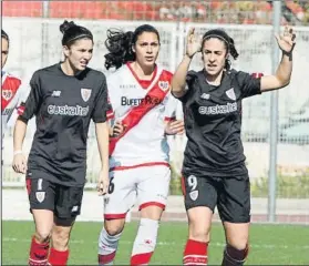  ?? FOTO: ATHLETIC ?? Goleadoras Nekane y Yulema fueron las autoras de los tantos de las bilbaínas