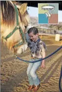  ?? Courtesy photos ?? Carousel Ranch achieved its fundraisin­g goal of $100,000 during its 2018 annual giving campaign. Funds raised help provide scholarshi­ps for students in need, and support the operations and growth of the equestrian therapy program and Ready to Work...