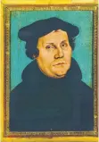  ?? FOTO: DPA ?? Sah Luther im Jahr 1528 so aus? Das Portrait hat Lukas Cranach der Ältere gemalt.