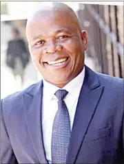  ?? (Courtsey pic) ?? Human Rights Lawyer Sibusiso Nhlabatsi, who has moved the applicatio­n on behalf of the applicant in the matter.