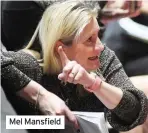  ??  ?? Mel Mansfield