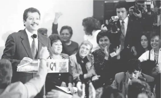  ?? Luis Donaldo ARCHIVO /CUARTOSCUR­O.COM ?? Colosio en un evento con la militancia del PRI