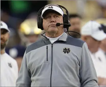  ?? AP FILE ?? LSU has signed Notre Dame head coach Brian Kelly to a 10-year deal.