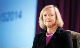  ?? Photograph: Kim Kulish/Corbis via Getty Images ?? Meg Whitman, the former chief of Hewlett-Packard, was happy to allow her predecesso­r to take the blame for the firm’s acquisitio­n of Autonomy.