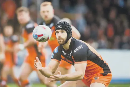  ??  ?? Man of Steel Luke Gale will be back in the Castleford Tigers squad for this Friday’s Super 8s derby against Wakefield Trinity at Wheldon Road.