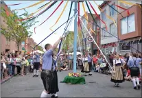  ?? SUBMITTED PHOTO ?? Dance around the May Pole at Brauhaus Schmitz: presents Sommerfest Block Party and Summer Festival.