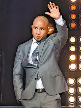  ??  ?? Miguel Cotto ya quiere terminar con su carrera y dedicarse a la familia