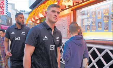  ?? PHOTO / GETTY IMAGES ?? New All Blacks flanker Dalton Papali’i is soaking up the atmosphere ahead of his test debut in Tokyo.
