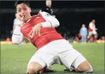  ??  ?? Mesut Ozil has written about Arsenal’s loss to Bayern Munich.