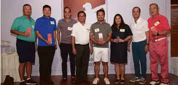  ??  ?? BPI Metro Manila Golf Cup 2019 winners