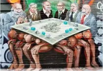  ??  ?? Vile: The mural Corbyn defended in 2012