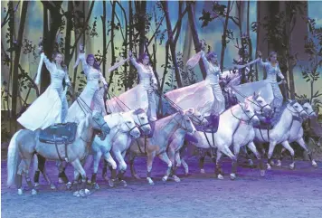  ?? CAVALIA ?? “Odysseo,” a $30 million spectacle featuring more than 60 horses, equestrian and acrobatic stunts and eye-popping scenery, comes to San Jose in September.