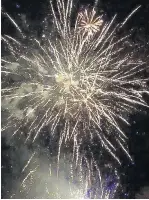  ??  ?? Abigail Gibbons, Calla Morrell and Izzy Whittle enjoy the Beech Hall Fireworks and Bonfire display