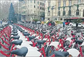  ?? AYUNTAMIEN­TO DE BILBAO ?? Bicicletas de alquiler de Bilbao