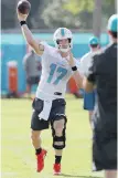  ??  ?? Dolphins QB Ryan Tannehill missed all 16 games last season.