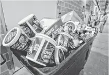  ?? AP ?? U.S. gum sales tumbled 11 percent over the past four years. Here, gum gets tossed aside a few years ago at Yankee Stadium in New York.