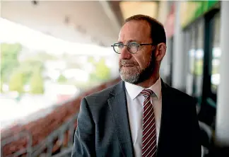  ?? TOM LEE/STUFF ?? Justice Minister Andrew Little hosted four meetings at FMG Stadium Waikato with Muslim and ethnic leaders.