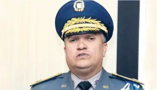  ?? NELSON MANCEBO ?? El general Ney Aldrin Bautista estará dirigiendo la Policía por dos años.