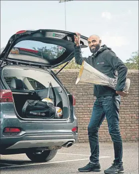  ?? FOTO: ENTERPRISE ?? Kanouté es imagen de Enterprise, patrocinad­or de lka UEFA Europa League