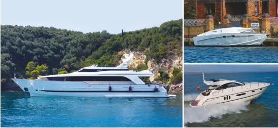  ??  ?? A B O V E It doesn’t get a lot more lavish than the Bugari 29 T O P R I G H T The Levi Delta; a dream that’s already been realised B O T T O M R I G H T The Fairline Targa 38 is ‘hard to beat’ as a dayboat