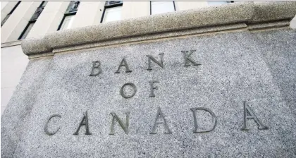  ?? SEAN KILPATRICK/THE CANADIAN PRESS FILES ?? The timing of the Bank of Canada’s goal for a more neutral policy setting is now in doubt because developmen­ts this autumn mostly have been negative, including indicators suggesting that the economy was slowing, writes Kevin Carmichael.