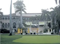  ?? THE ASSOCIATED PRESS FILES ?? Democratic lawmakers say Americans have the right to know how much money is flowing into U.S. President Donald Trump’s businesses from his stays at properties he owns, such as his Mar-a-Lago resort, above.
