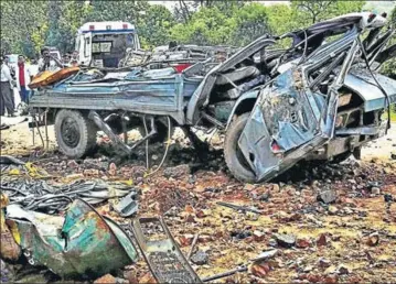  ?? PTI FILE PHOTO ?? ■ The deadliest Maoist attack till date came on April 24 last year when a group of armed rebels killed 25 Central Reserve Police Force (CRPF) personnel and injured seven in Sukma district of Chhattisga­rh.