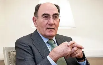  ?? ?? Ignacio Galán, presidente de Iberdrola, es el decano de los ejecutivos españoles en Davos.