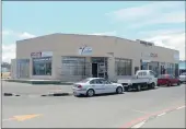  ??  ?? GOING: The 3 754m² erf at 27 Wesfleur Circle has four tenanted shops and a large vacant lot.