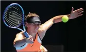  ?? ASSOCIATED PRESS ?? THIS JAN. 26, 2016, file photo shows Maria Sharapova of Russia playing a forehand return to Serena Williams of the United States during their quarterfin­al match at the Australian Open tennis championsh­ips in Melbourne, Australia. Sharapova’s first...