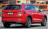  ??  ?? Dynamic Chassis Control with adaptive suspension is carried over from Kodiaq Style.