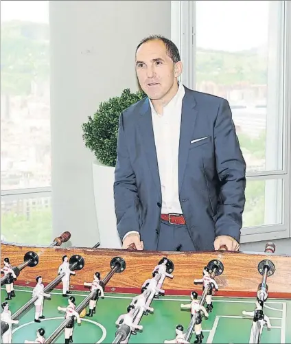  ?? FOTO: ECHEVERRIA ?? Fran Garagarza lleva seis años siendo el director deportivo del EIbar