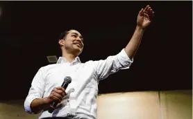  ?? Matt Rourke/Associated Press 2020 ?? Julian Castro, former secretary of housing and urban developmen­t, will become the new CEO for the San Francisco-based Latino Community Foundation.