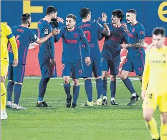  ?? FOTO: AP ?? El Atlético se impuso 0-2 en Villarreal