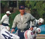  ?? ASSOCIATED PRESS FILE ?? Auburn football coaching legend Pat Dye, a member of the College Football Hall of Fame, died Monday at age 80.