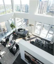  ??  ?? The two-bedroom, 2,315-square-foot penthouse (with a 2,000-square-foot deck) is listed at $2,450,900 plus GST.