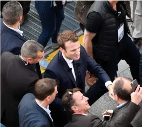  ?? ERIC FEFERBERG |AFP ?? Franceses podem consagrar hoje Emmanuel Macron como o novo Presidente do país