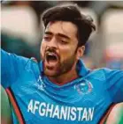  ??  ?? Rashid Khan