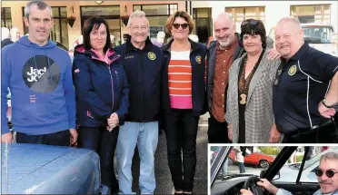  ??  ?? LEFT: Joe and Moira O’Sullivan, George and Joan Glover, Garrett Foley, Kathleen and Tony Hehir Committee at the Kingdom Veteran and Vintage Car Club 40th Autumn Run from Kenmare Bay Hotel on Saturday.