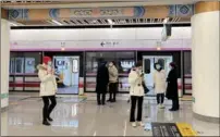  ?? CAO XIA / FOR CHINA DAILY ?? Line 19 on the Beijing subway starts operation on Dec 31.