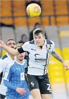  ??  ?? BACK FROM INJURY: Mitch Clark could return to Port Vale’s squad for the home game against Cheltenham tomorrow.