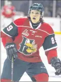  ?? RYAN TAPLIN/THE CHRONICLE HERALD ?? Halifax Mooseheads centre Otto Somppi played his first game of the 2017-18 QMJHL season on Friday against the Cape Breton Screaming Eagles.
