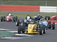  ??  ?? Gant won two eventful Formula Vee contests at Silverston­e