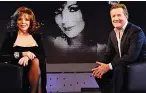  ??  ?? Candid...Dame Joan & Piers Morgan