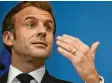  ?? Foto: dpa ?? Emmanuel Macron will Olaf Scholz bald in Paris empfangen.