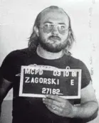  ?? FILE PHOTO ?? Edmund Zagorski, shown here in his 1983 police mug shot, is scheduled to be executed today for killing John Dale Dodson, 28, a Hickman County logger, and Jimmy Porter, 35, a Dickson tavern owner.