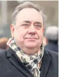  ??  ?? IN ATTENDANCE Alex Salmond