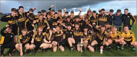  ??  ?? The SPSL Rathmore after winning the Corn Dhonncha Uí Nuanáin U-19 B Football Championsh­ip last Saturday last in Cloughduv, beating Mount St Michael, Rosscarber­ry 1-9 to 1-6.