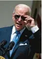  ?? OLIVIER DOULIERY/GETTY-AFP ?? President Biden spoke about his recovery from COVID-19 on Wednesday.