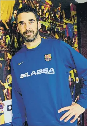  ?? EFOTO: PEP MORATA ?? Juan Carlos Navarro, en las instalacio­nes del Barça